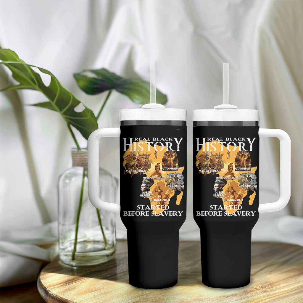 Black History Tumbler With Handle Didnt Start With Slavery - Wonder Print Shop