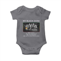 My Black Card Baby Onesie African American Civil Rights Leaders Black History TS10