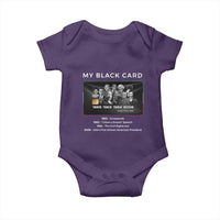 My Black Card Baby Onesie African American Civil Rights Leaders Black History TS10