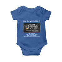 My Black Card Baby Onesie African American Civil Rights Leaders Black History TS10