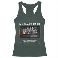 My Black Card Racerback Tank Top African American Civil Rights Leaders Black History TS10