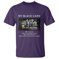My Black Card T Shirt African American Civil Rights Leaders Black History TS10