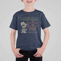 Martin Luther King Jr. T Shirt For Kid Live Together MLK Day Black History Month