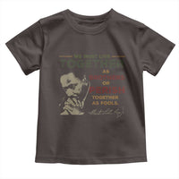 Martin Luther King Jr. Toddler T Shirt Live Together MLK Day Black History Month