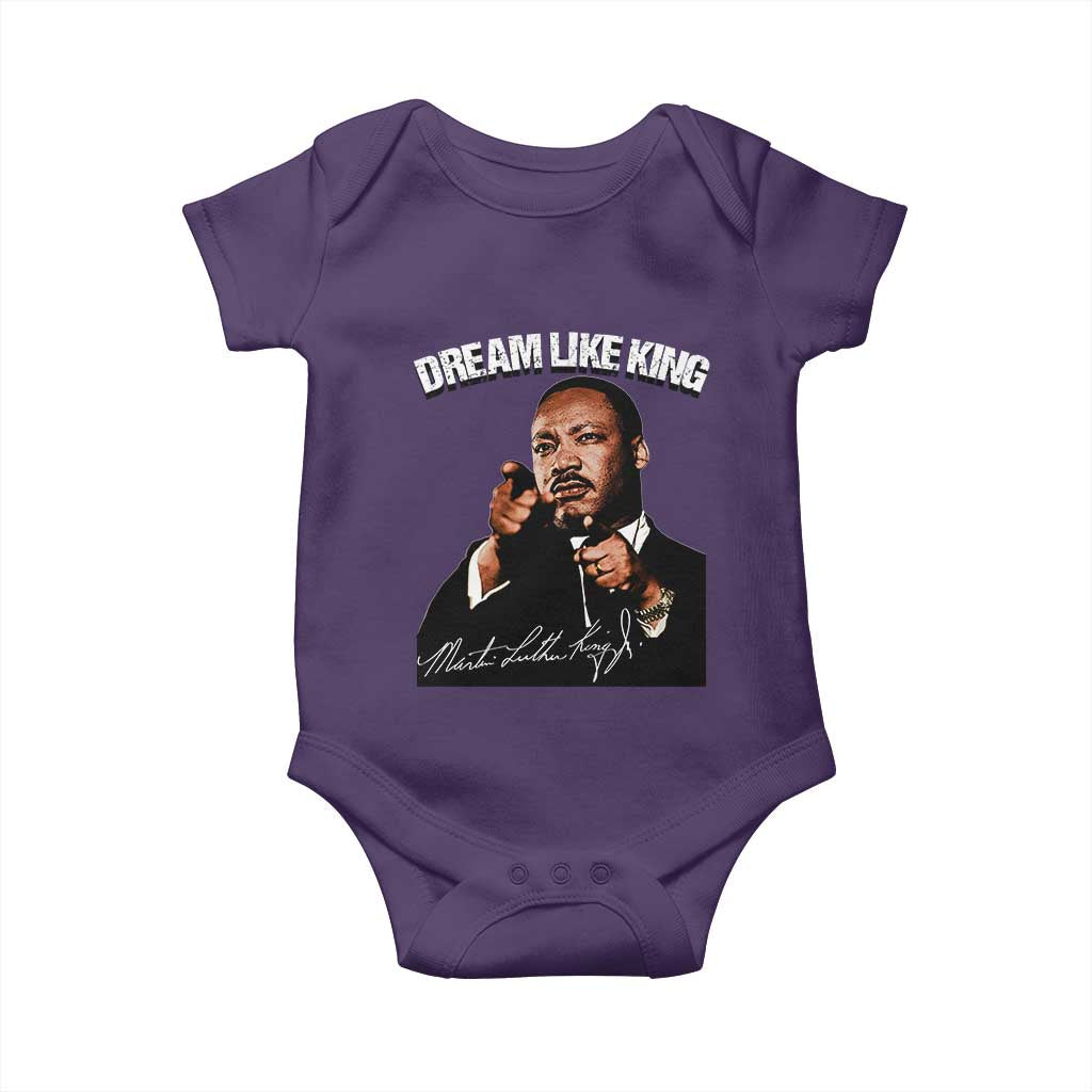 Martin Luther King Jr. Baby Onesie Dream Like King MLK Day Black History Month