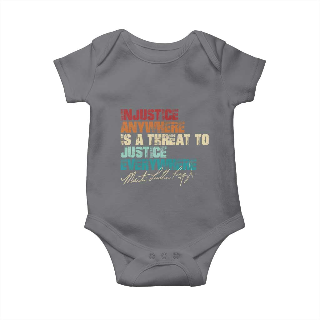 Martin Luther King Jr. Baby Onesie Vintage Inspirational Quote MLK Day Black History Month