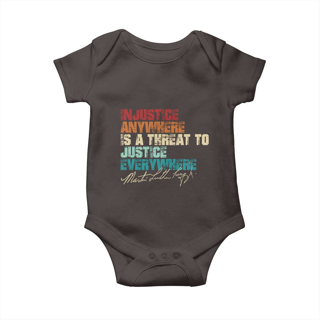Martin Luther King Jr. Baby Onesie Vintage Inspirational Quote MLK Day Black History Month
