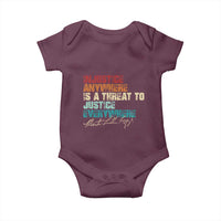 Martin Luther King Jr. Baby Onesie Vintage Inspirational Quote MLK Day Black History Month