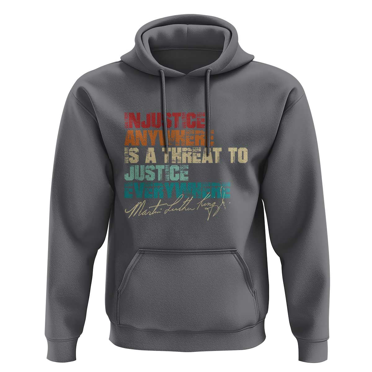 Martin Luther King Jr. Hoodie Vintage Inspirational Quote MLK Day Black History Month