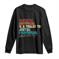 Martin Luther King Jr. Long Sleeve Shirt Vintage Inspirational Quote MLK Day Black History Month