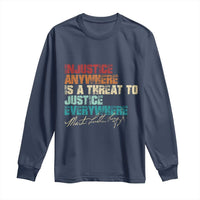 Martin Luther King Jr. Long Sleeve Shirt Vintage Inspirational Quote MLK Day Black History Month