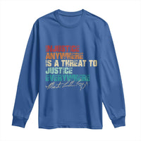 Martin Luther King Jr. Long Sleeve Shirt Vintage Inspirational Quote MLK Day Black History Month
