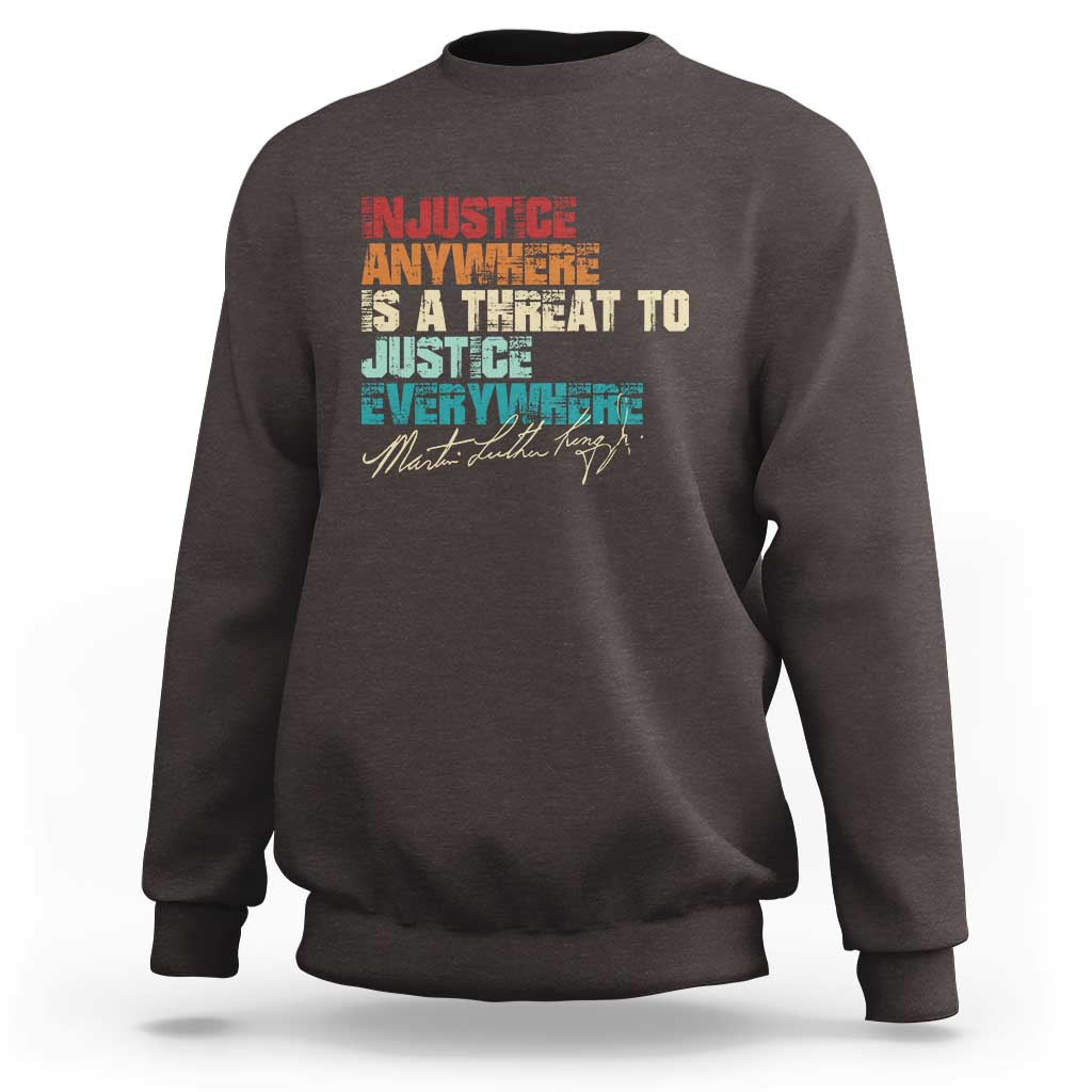 Martin Luther King Jr. Sweatshirt Vintage Inspirational Quote MLK Day Black History Month