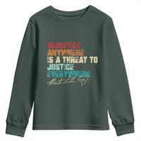 Martin Luther King Jr. Youth Sweatshirt Vintage Inspirational Quote MLK Day Black History Month