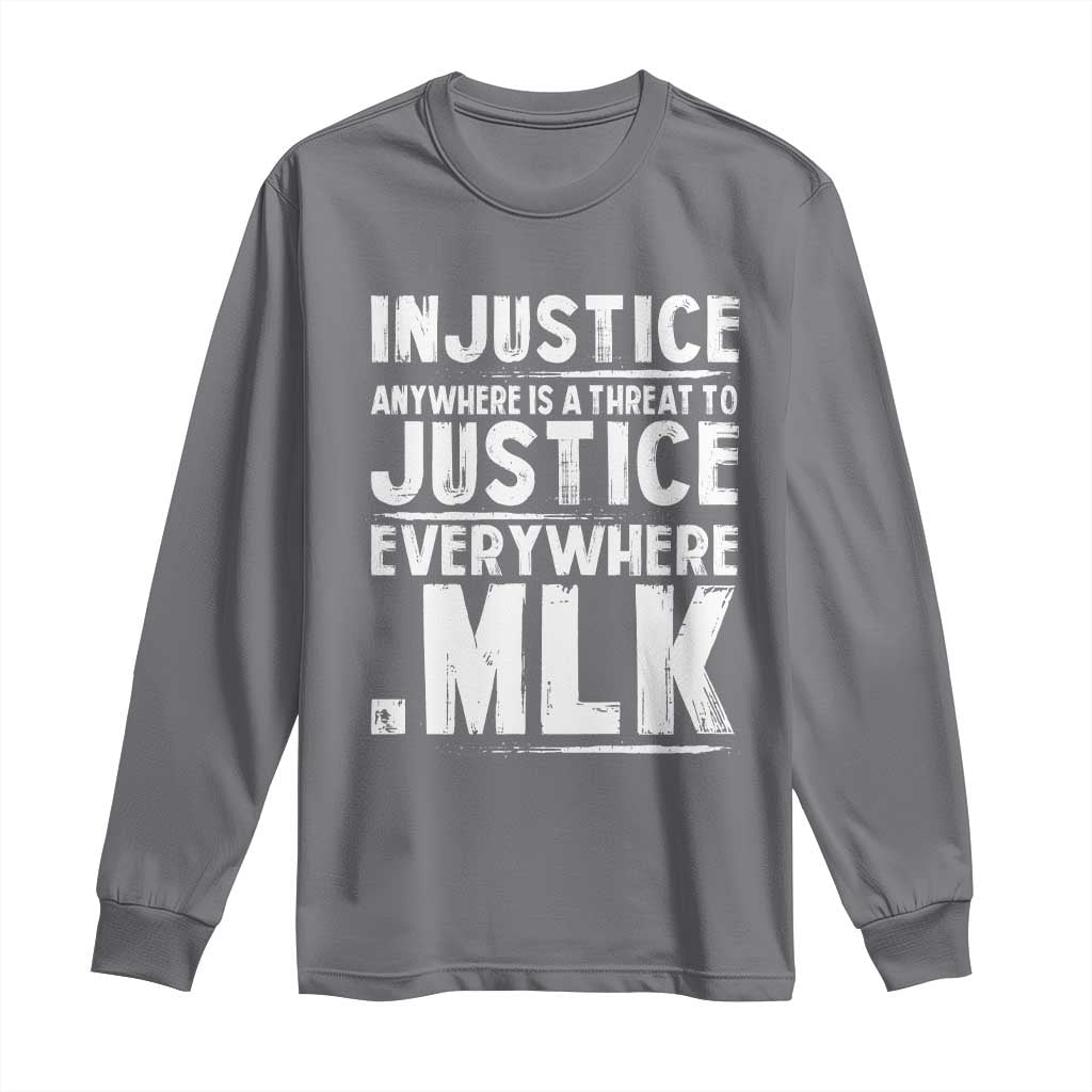 Martin Luther King Jr. Long Sleeve Shirt Inspirational Quote MLK Day Black History Month