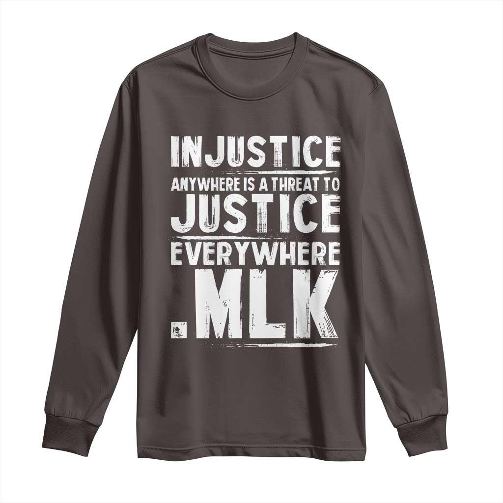 Martin Luther King Jr. Long Sleeve Shirt Inspirational Quote MLK Day Black History Month