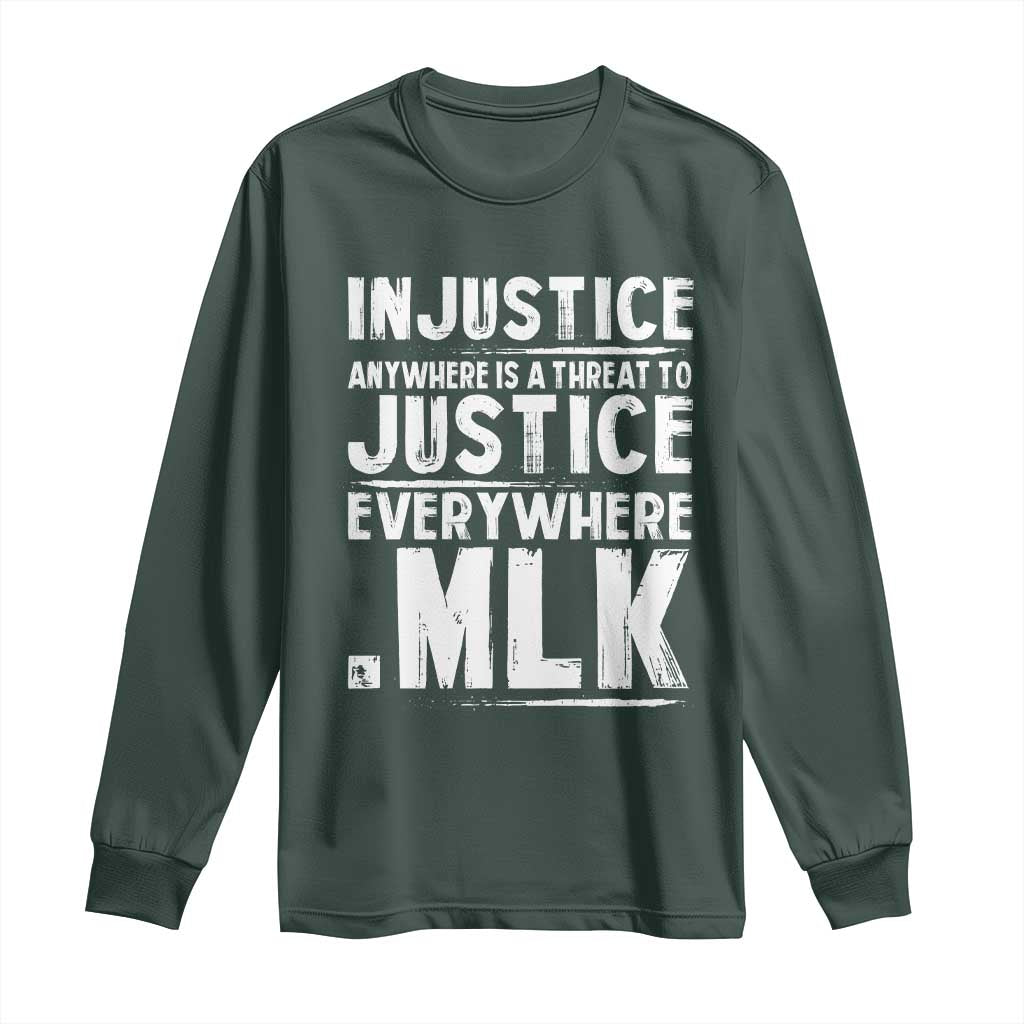 Martin Luther King Jr. Long Sleeve Shirt Inspirational Quote MLK Day Black History Month