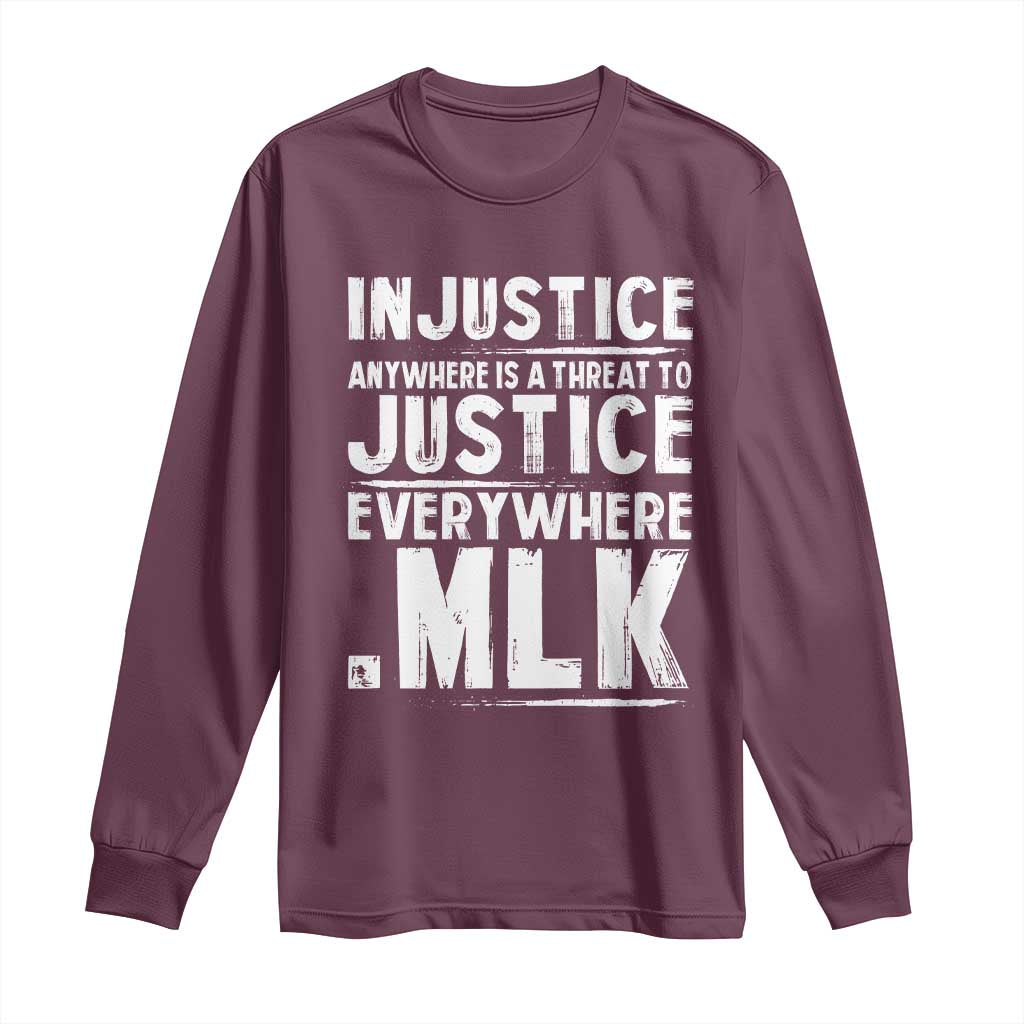 Martin Luther King Jr. Long Sleeve Shirt Inspirational Quote MLK Day Black History Month
