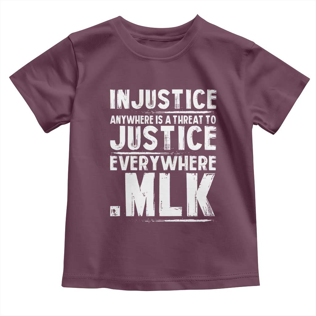 Martin Luther King Jr. Toddler T Shirt Inspirational Quote MLK Day Black History Month