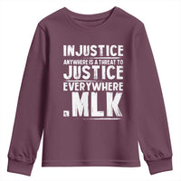 Martin Luther King Jr. Youth Sweatshirt Inspirational Quote MLK Day Black History Month