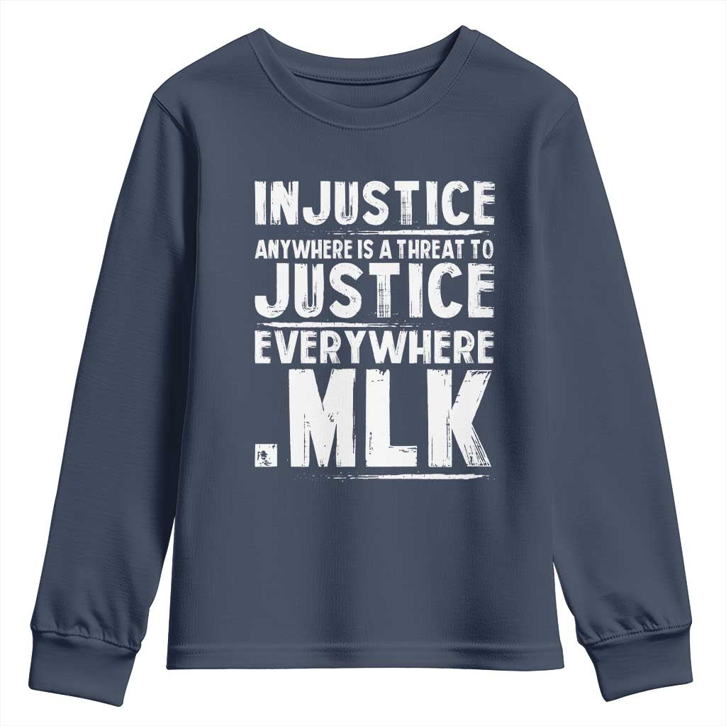 Martin Luther King Jr. Youth Sweatshirt Inspirational Quote MLK Day Black History Month