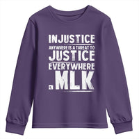 Martin Luther King Jr. Youth Sweatshirt Inspirational Quote MLK Day Black History Month