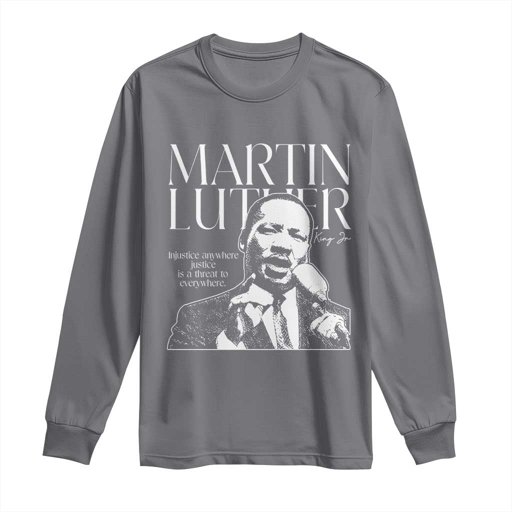 Martin Luther King Jr. Long Sleeve Shirt MLK Day Black History Month Inspirational Quote
