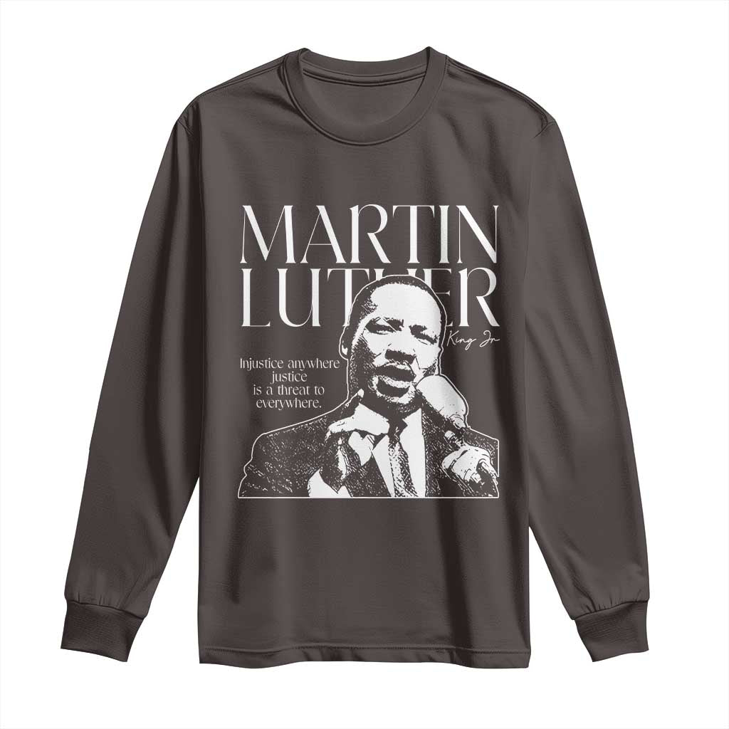 Martin Luther King Jr. Long Sleeve Shirt MLK Day Black History Month Inspirational Quote