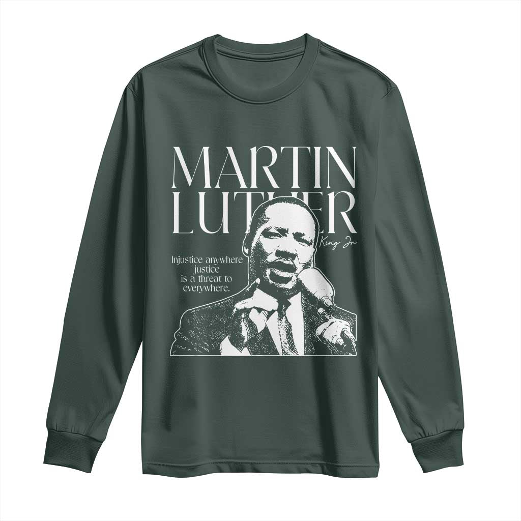 Martin Luther King Jr. Long Sleeve Shirt MLK Day Black History Month Inspirational Quote