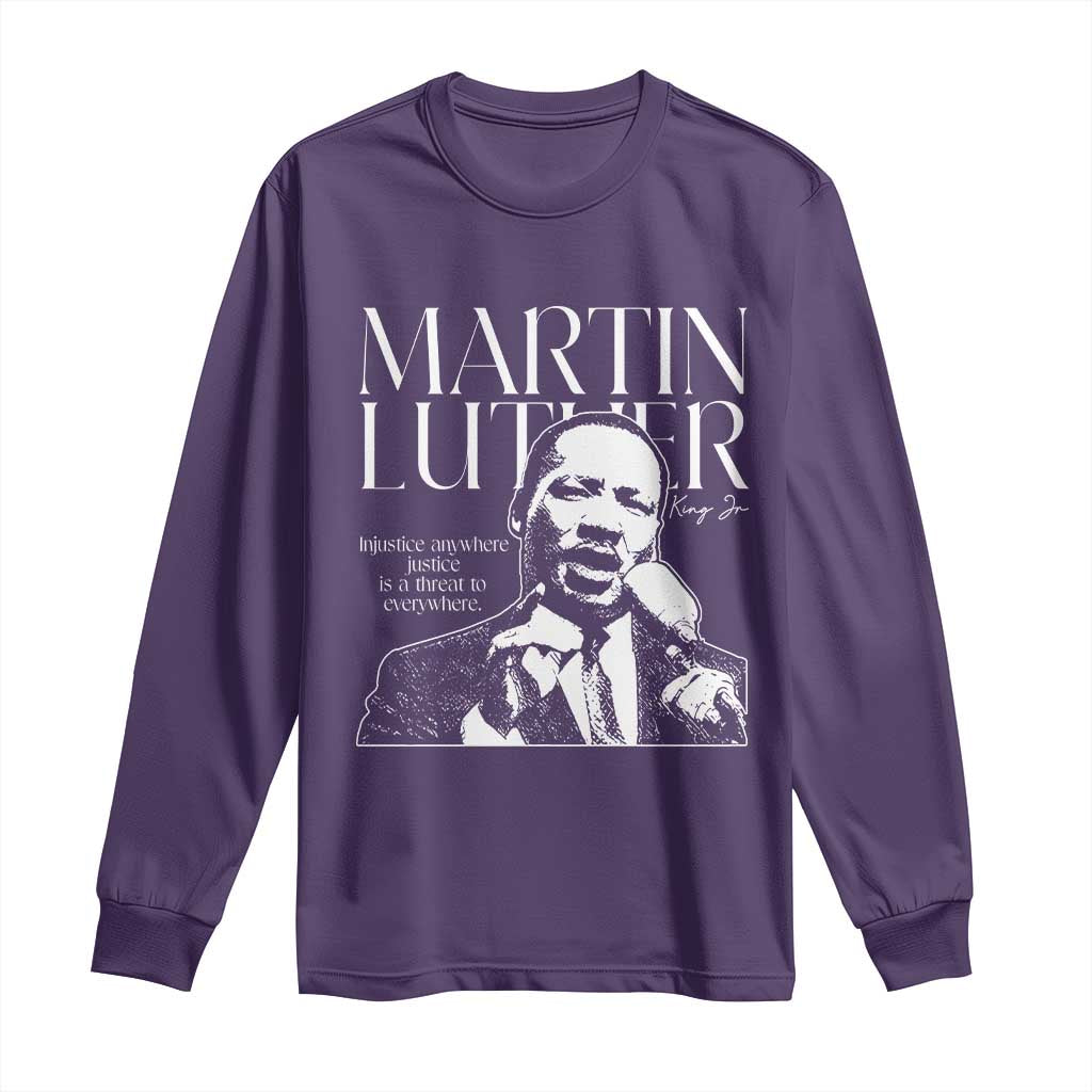 Martin Luther King Jr. Long Sleeve Shirt MLK Day Black History Month Inspirational Quote