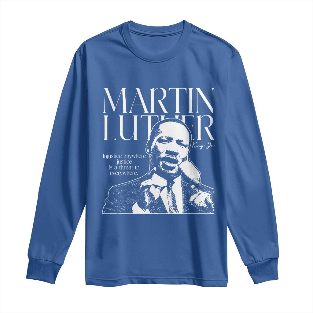 Martin Luther King Jr. Long Sleeve Shirt MLK Day Black History Month Inspirational Quote