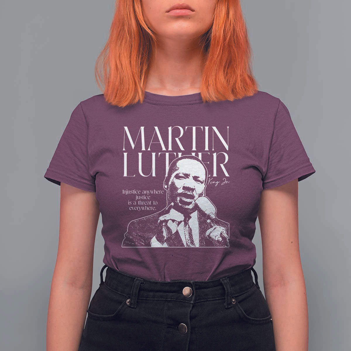 Martin Luther King Jr. T Shirt For Women MLK Day Black History Month Inspirational Quote