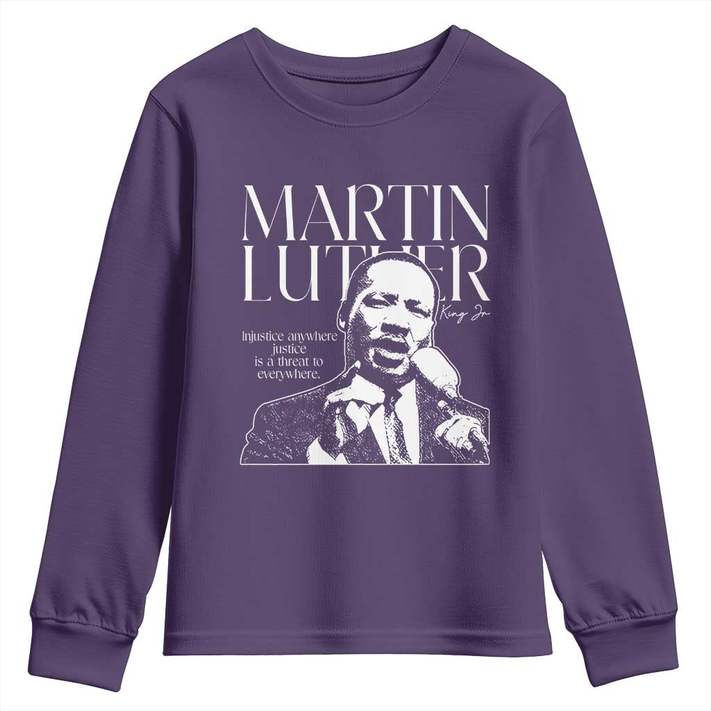 Martin Luther King Jr. Youth Sweatshirt MLK Day Black History Month Inspirational Quote
