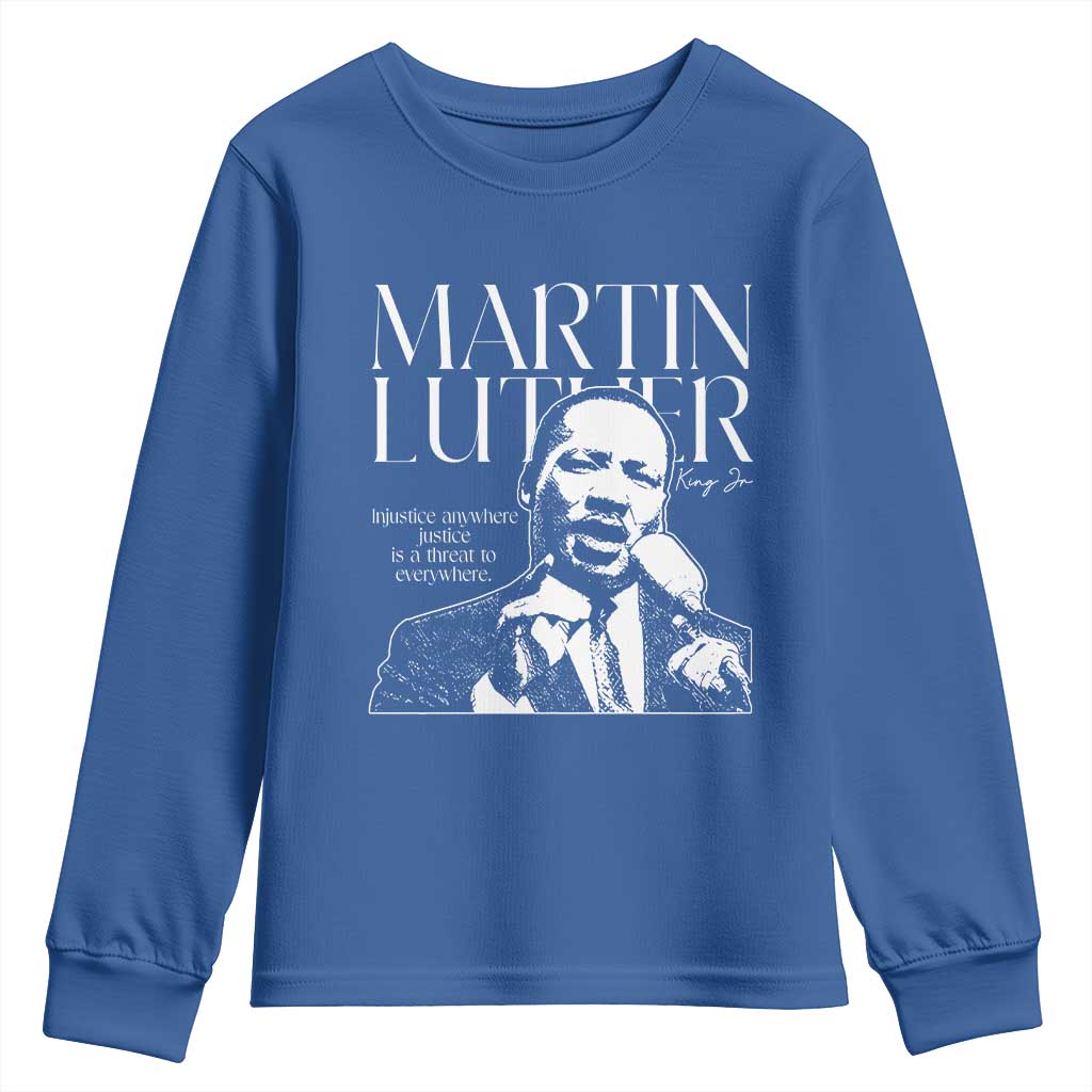 Martin Luther King Jr. Youth Sweatshirt MLK Day Black History Month Inspirational Quote