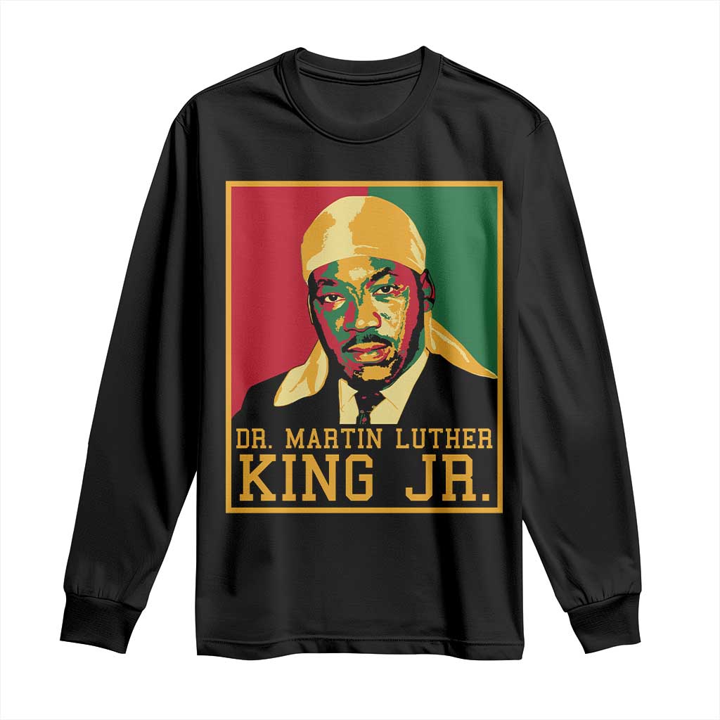 Martin Luther King Long Sleeve Shirt Retro MLK Day