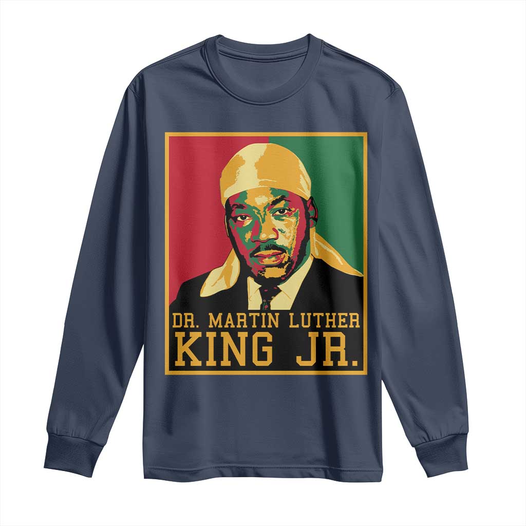 Martin Luther King Long Sleeve Shirt Retro MLK Day