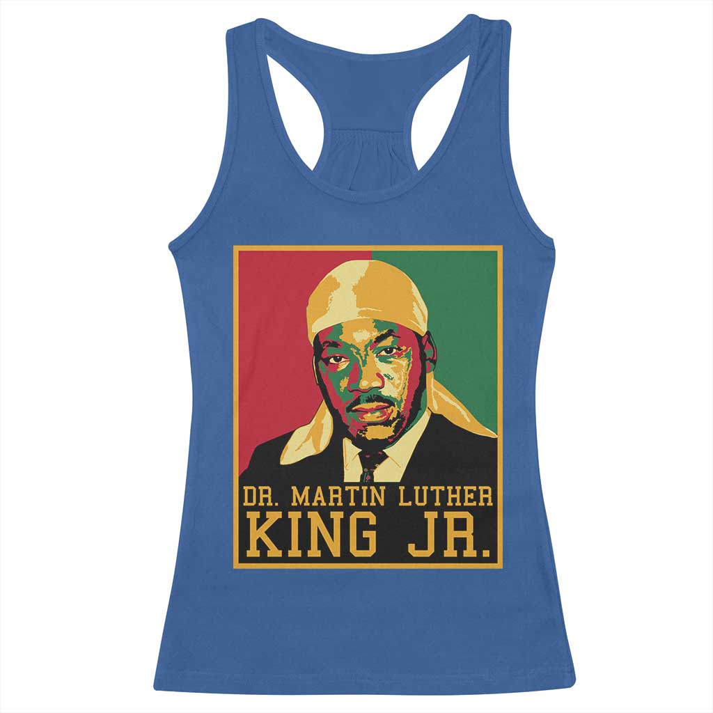 Martin Luther King Racerback Tank Top Retro MLK Day