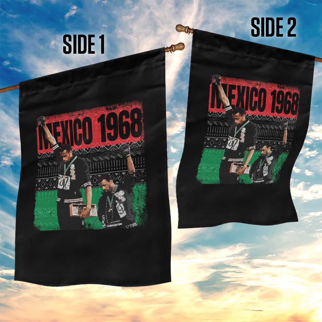 Black Power Salute 1968 Garden Flag Black History Month Civil Rights Movement - Wonder Print Shop