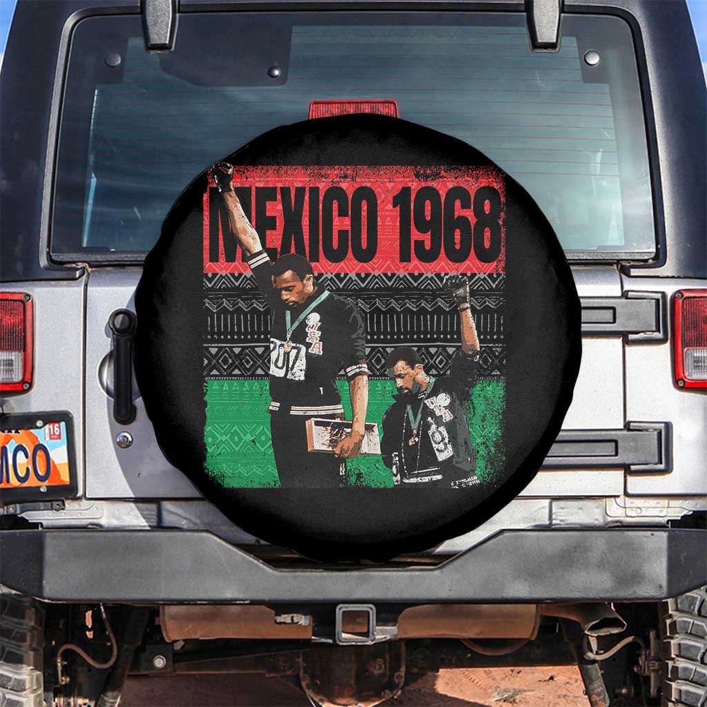 Black Power Salute 1968 Spare Tire Cover Black History Month Civil Rights Movement - Wonder Print Shop