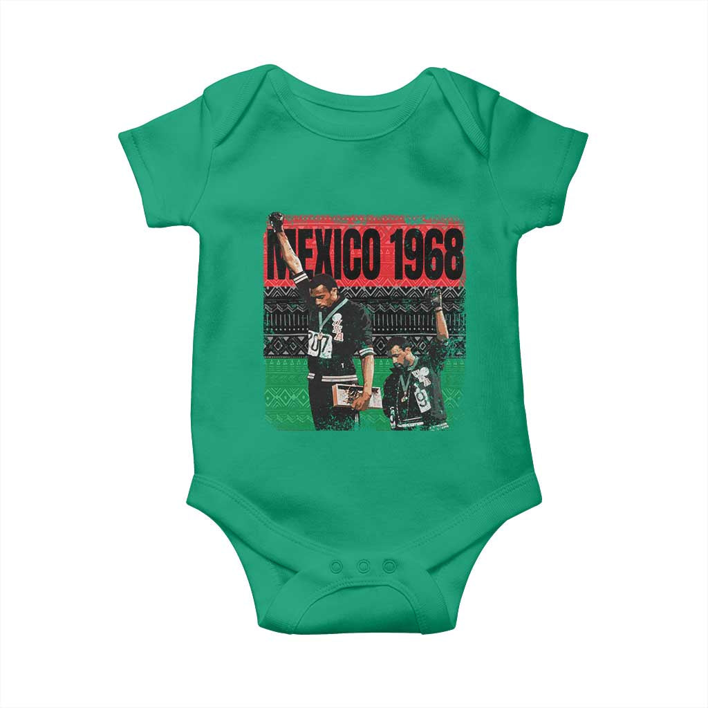 Black Power Salute 1968 Baby Onesie Black History Month Civil Rights Movement - Wonder Print Shop