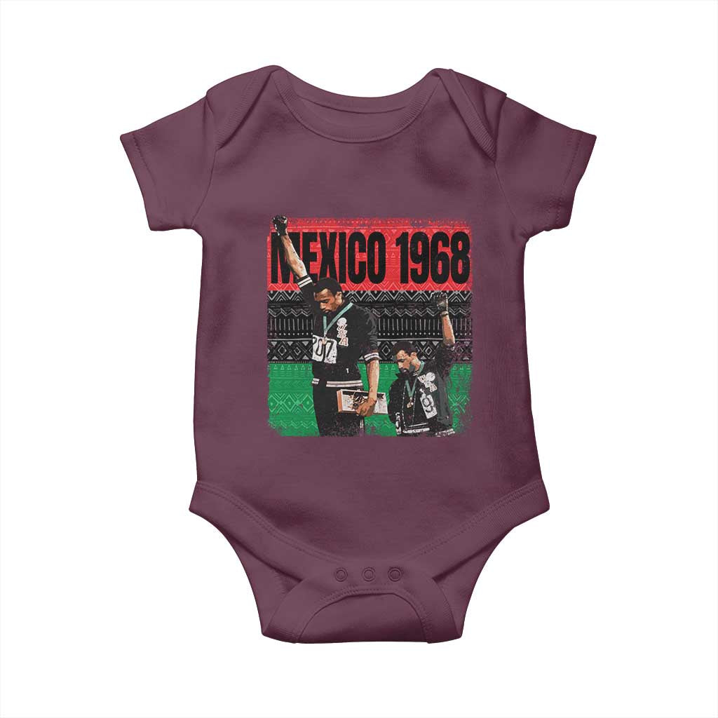 Black Power Salute 1968 Baby Onesie Black History Month Civil Rights Movement - Wonder Print Shop