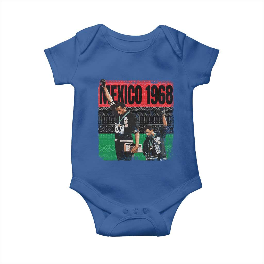 Black Power Salute 1968 Baby Onesie Black History Month Civil Rights Movement - Wonder Print Shop