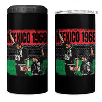 Black Power Salute 1968 4 in 1 Can Cooler Tumbler Black History Month Civil Rights Movement - Wonder Print Shop