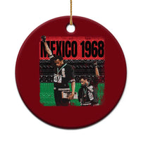 Black Power Salute 1968 Ceramic Ornament Black History Month Civil Rights Movement - Wonder Print Shop