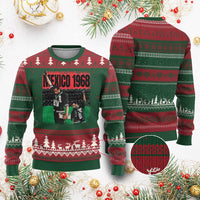 Black Power Salute 1968 Ugly Christmas Sweater Black History Month Civil Rights Movement - Wonder Print Shop