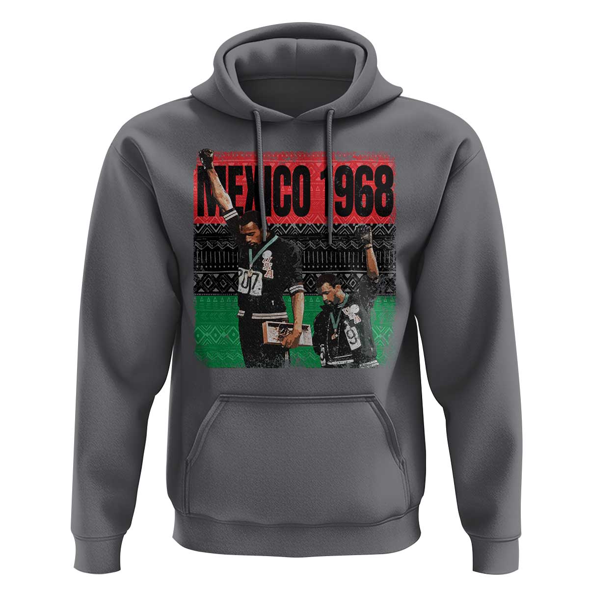 Black Power Salute 1968 Hoodie Black History Month Civil Rights Movement - Wonder Print Shop