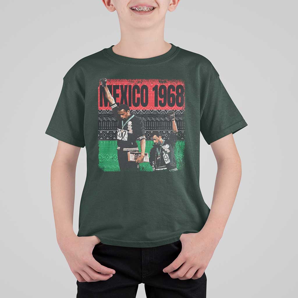 Black Power Salute 1968 T Shirt For Kid Black History Month Civil Rights Movement - Wonder Print Shop