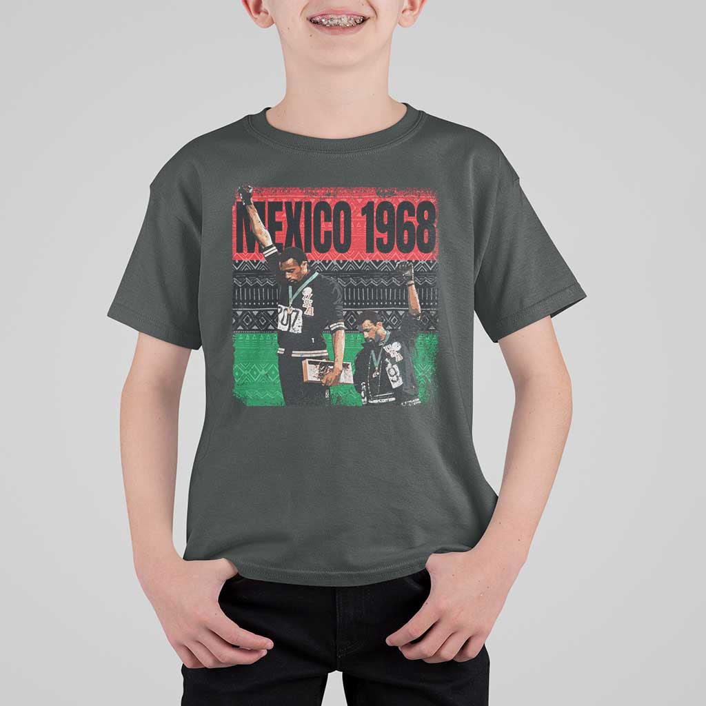 Black Power Salute 1968 T Shirt For Kid Black History Month Civil Rights Movement - Wonder Print Shop