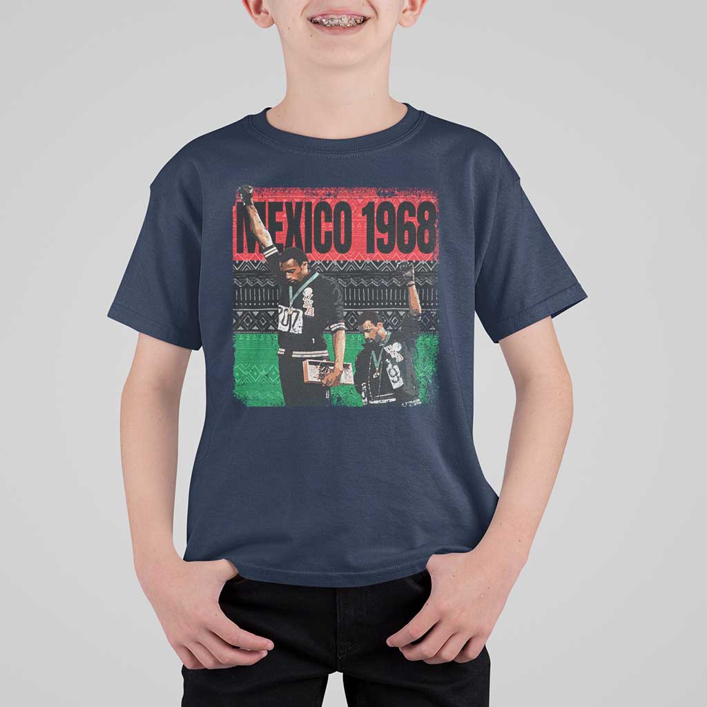 Black Power Salute 1968 T Shirt For Kid Black History Month Civil Rights Movement - Wonder Print Shop