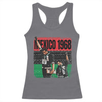 Black Power Salute 1968 Racerback Tank Top Black History Month Civil Rights Movement - Wonder Print Shop